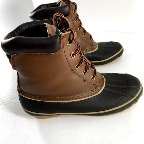 Polar Edge Mens Duck Boots Size 10 Thermolite All Weather Steel Shank Lace Up - Picture 4 of 10